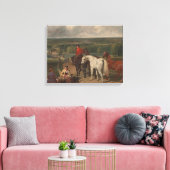 Ausübung der Königspferde (Equine Art) Leinwanddruck (Insitu (Wohnzimmer))