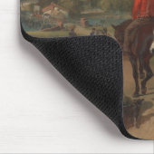 Ausübung der Königspferde (Equine Art) Mousepad (Ecke)
