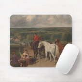 Ausübung der Königspferde (Equine Art) Mousepad (Mit Mouse)
