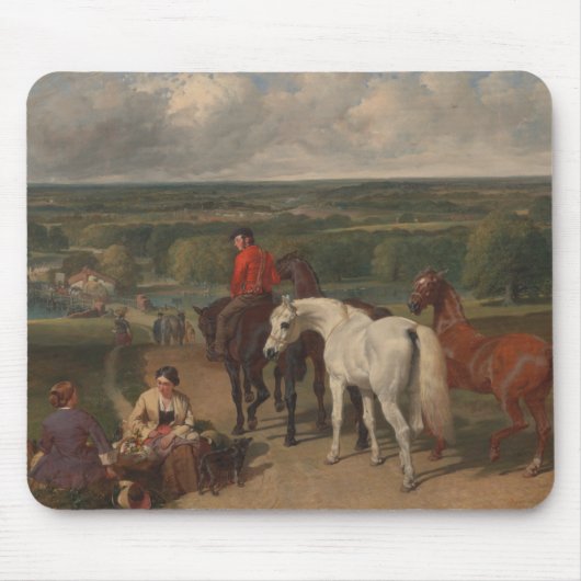 Ausübung der Königspferde (Equine Art) Mousepad (Vorne)