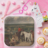 Ausübung der Königspferde (Equine Art) Pappteller (Party)