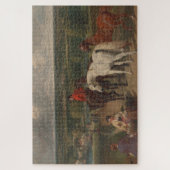 Ausübung der Königspferde (Equine Art) Puzzle (Vertikal)