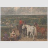 Ausübung der Königspferde (Equine Art) Seidenpapier (Vorderseite)