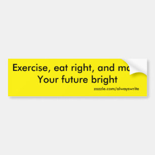 Ausübung, Recht auf Essen Autoaufkleber