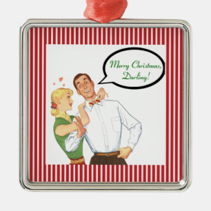 AUSVERKAUF! 1950 Weihnachtsschmuck - "Fröhliche We