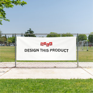 AUSVERKAUF! Banner - 4'x10' - Außenbereich - Maßge