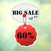 Ausverkauf Rabatt Fensteraufkleber (Blatt 3)