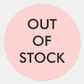 AUSverkauf Runder Aufkleber (Vorderseite)