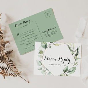 Auswahl an geometrischen, eleganten UAWG Postkarte