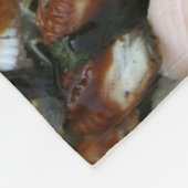 Auswahl an japanischen Sushi-Favoriten Fleecedecke (Ecke)