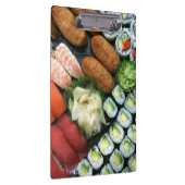 Auswahl an japanischen Sushi-Favoriten Klemmbrett (Rechts)