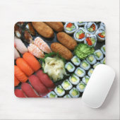 Auswahl an japanischen Sushi-Favoriten Mousepad (Mit Mouse)