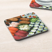 Auswahl an japanischen Sushi-Favoriten Untersetzer (Linke Seite)