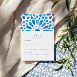 Auswahl an marokkanischen Gerichten RSVP Karte