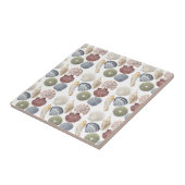 Auswahl an Muscheln Küstendekoration Fliese (Seite)