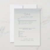 Auswahl an UAWG mit maritimer Anker RSVP Karte (Rückseite)