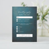 Auswahl an Vintagen UAWG aus Ziergold RSVP Karte (Stehend Vorderseite)