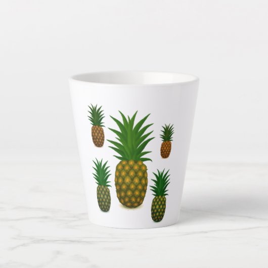 Auswahl der Ananas Latte Tasse (Vorderseite)