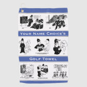 Auswahl der Cartoon der Sonnenhäuser Golfhandtuch (Vorderseite)