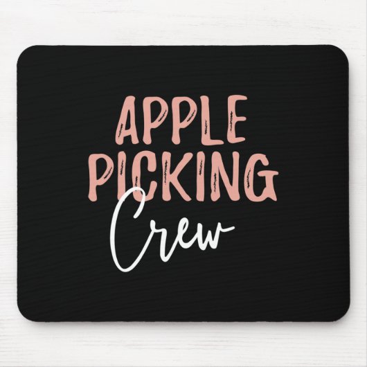 Auswahl der Crew Apfelpappe Apple Picking Outfit Mousepad (Vorne)