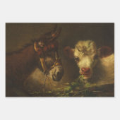 Auswahl der Landtiere Geschenkpapier Set (Vorderseite 3)