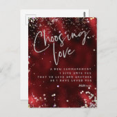 Auswahl der Liebe mit der KJV Bible Verse Postkarte (Vorne/Hinten)