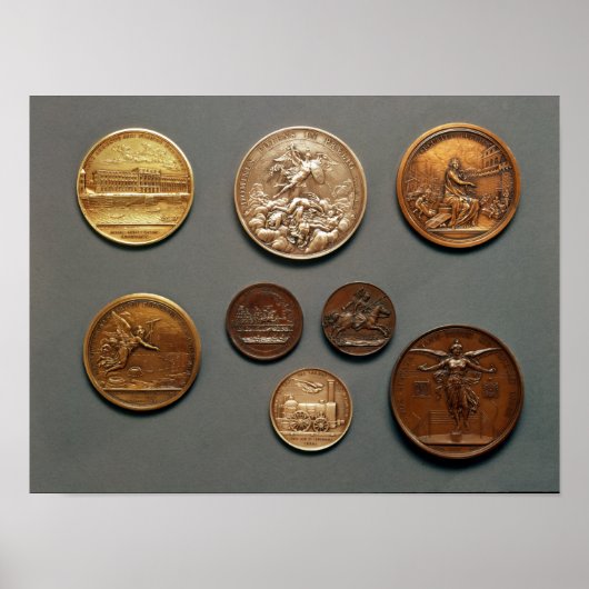 Auswahl der Medaillen Poster (Vorne)