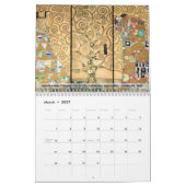 Auswahl der Meisterwerke von Gustav Klimt Kalender (Mär 2027)