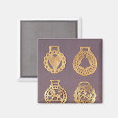 Auswahl der Pferdebläser Magnet (Vorderseite/Rückseite)