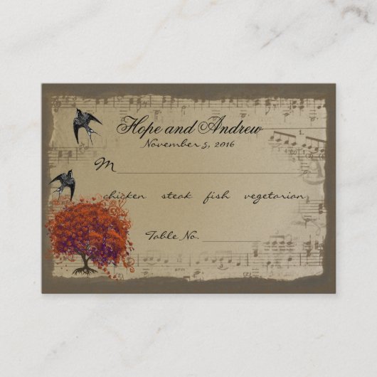 Auswahl der Platzkarte des Roten Herzens (Vorderseite)