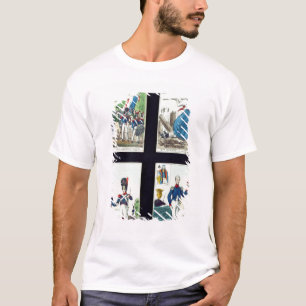 Auswahl der Spielkarten in Bezug auf T-Shirt