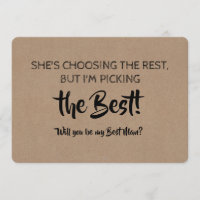 Auswahl des BEST - Trauzeuge-Vorschlags