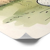 Auswahl des Clubs - Große Golf Art Printing Poster (Ecke)