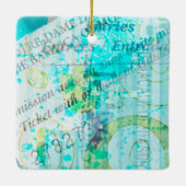 Auswahl des "Mixed Media Square"-Geschenktafels fü Keramikornament (Rückseite)