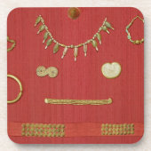 Auswahl des Schmucks, Harappa, 2300-1750 BC Getränkeuntersetzer (Vorderseite)