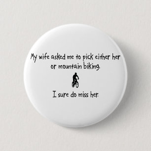 Auswahl-Ehefrau-oder Gebirgsradfahren Button