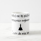 Auswahl-Ehefrau oder Luftfahrttechnik Kaffeetasse (Mittel)