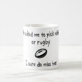 Auswahl-Ehefrau oder Rugby Kaffeetasse (Mittel)