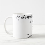 Auswahl-Ehefrau oder Schnorcheln Kaffeetasse (Links)