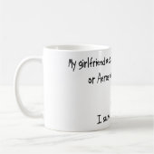 Auswahl-Freundin oder Luftfahrttechnik Kaffeetasse (Links)