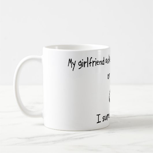 Auswahl-Freundin oder Rugby Kaffeetasse (Links)