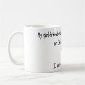 Auswahl-Freundin oder zivile Technik Kaffeetasse (Links)