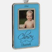 Auswahl für Pflege, Adoption Thema Geschenk Rahmen-Ornament Silber (Rechts)