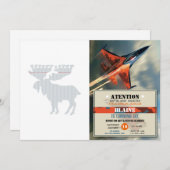 Auswahl in Notebook-Seite - Hintergrundfarbe auswä Einladung (Vorne/Hinten)