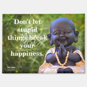 Auswahl - inspirierendes Zitat Magnet (Vorderseite)