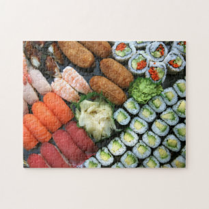 Auswahl japanischer Sushi-Favoriten Puzzle