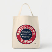 Auswahl und Siegel der Abstimmungen Tragetasche (Vorne)