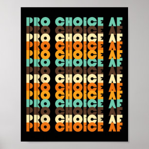 Auswahl von Af Reproduktionsrechten Pro Abortion F Poster