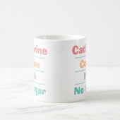 Auswahl von Drink, Milch und Zucker auf einer Kaffeetasse (Mittel)