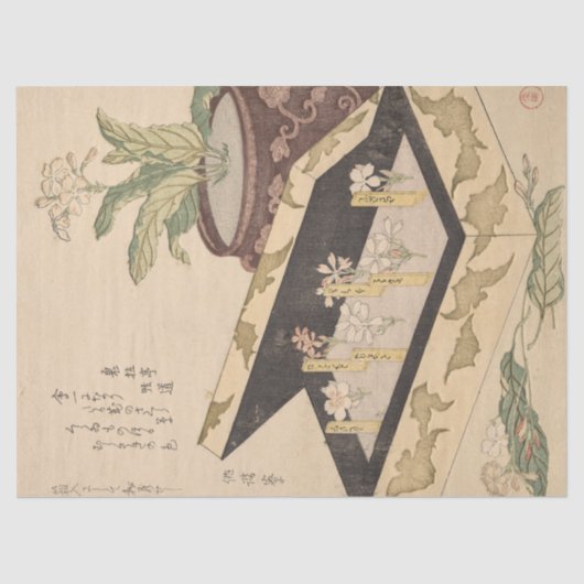 Auswahl von Primrosen in einer Kiste, Shunman Seidenpapier (Vorderseite)